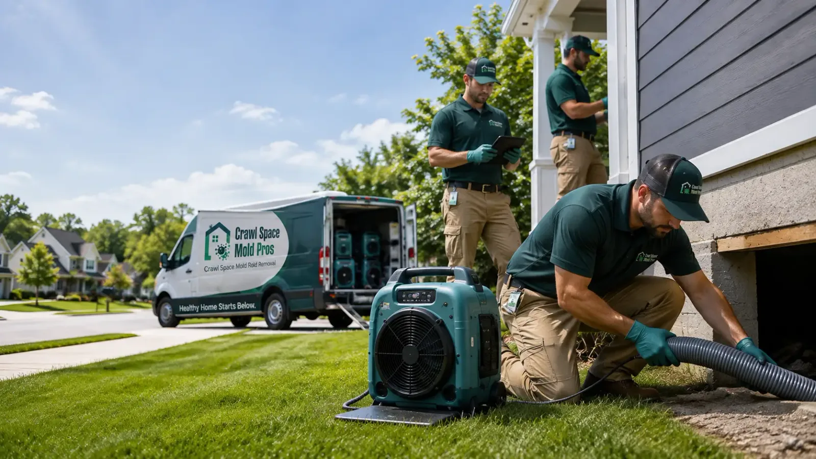 Crawl Space Mold Removal in Cushing, IA